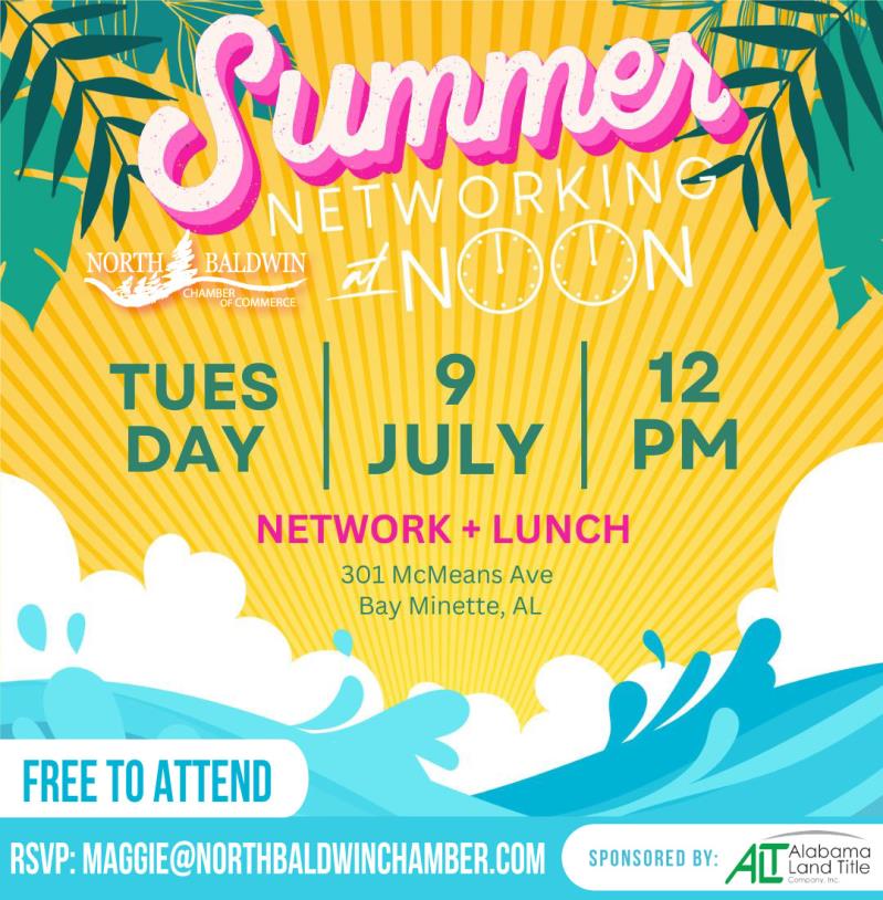 Summer Networking @ Noon!